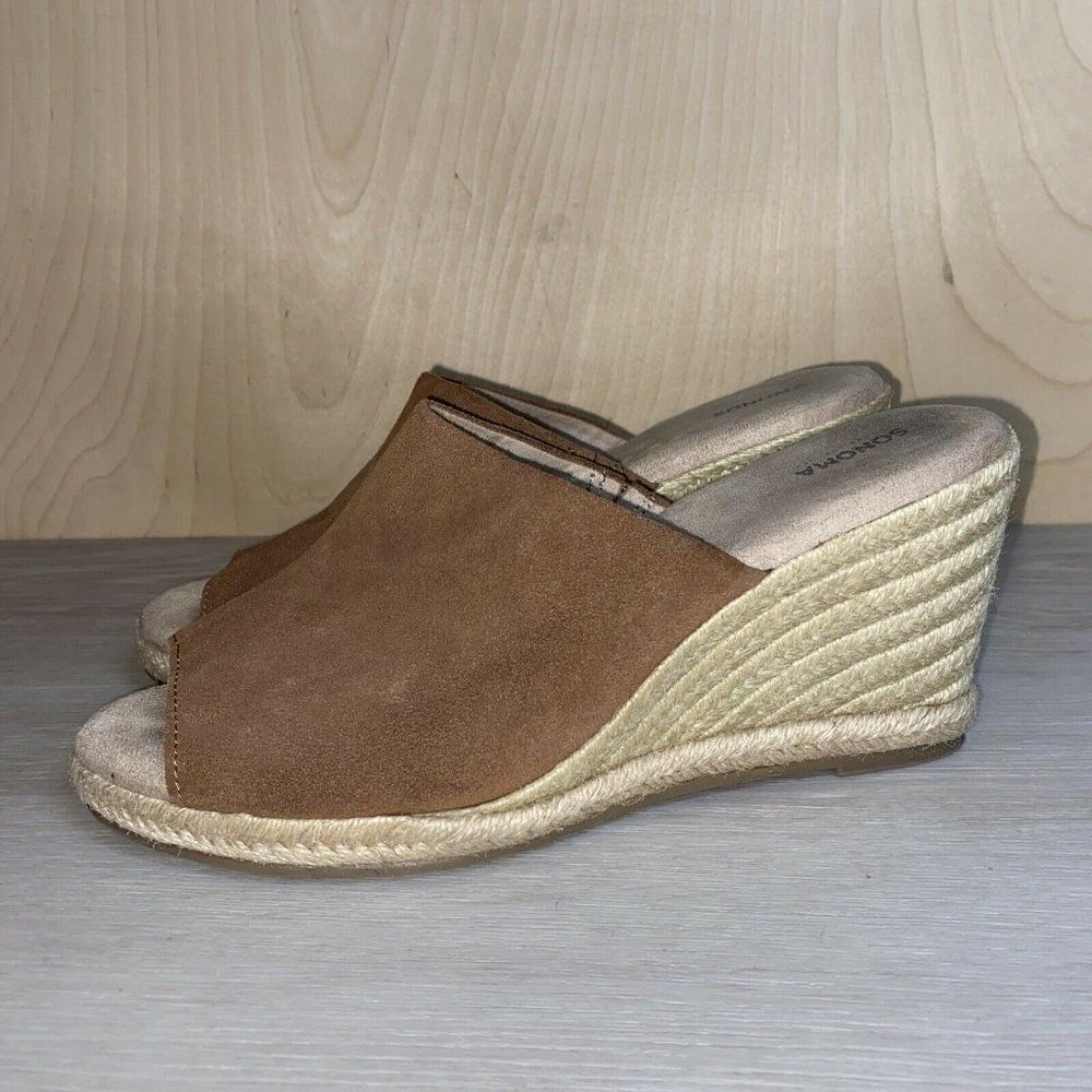 โSonomaโSnaliceย WhiskeyโLeatherโWedgeโWomen'sโ9.5